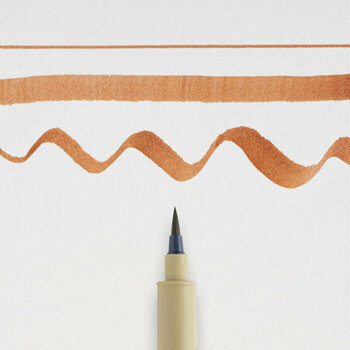 Technical Pen Sakura Pigma Brush Brown - 4