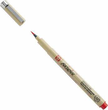 Stilou desen tehnic Sakura Pigma Brush Pix tehnic Red 1 buc. - 2