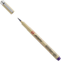 Technical Pen Sakura Pigma Brush Technical Pen Purple 1 pc - 1