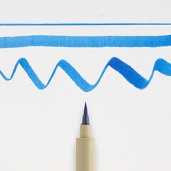 Tuschezeichner Sakura Pigma Brush Technischer Stift Blue 1 Stck - 3
