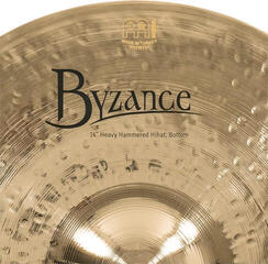 Hihat Becken Meinl Byzance Brilliant Heavy Hammered 14" Hihat Becken - 6
