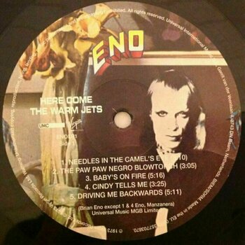 Hanglemez Brian Eno - Here Come The Warm Jets (Remastered) (LP) - 2