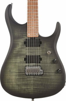 Electric guitar Sterling by MusicMan JP150 Flame Maple Trans Satin Black - 3