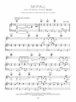 Music sheet for pianos Adele The Complete Colection: Piano, Vocal and Guitar Music Book - 4