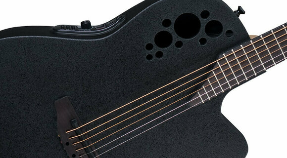 Electro-acoustic guitar Ovation 1778TX-5 Black - 4