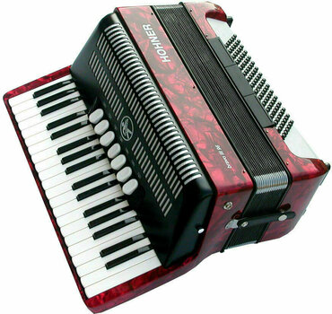 Pianodragspel Hohner BRAVO III 96 RED - 2