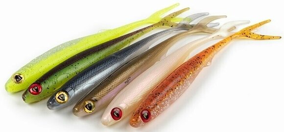 Rubber Lure Fox Rage Slick Finesse Super Soft Chartreuse Ayu UV 16 cm - 8