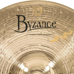 Чинел Hi-Hat Meinl Byzance Brilliant Serpents 13" Чинел Hi-Hat - 3