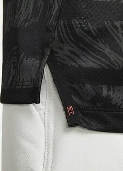 Polo Shirt Nike Dri-Fit Tiger Woods Advantage Mock Mens Polo Shirt Black/University Red/White M - 5
