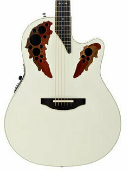 Electro-acoustic guitar Ovation 2778AX-6P Elite Standard - Pearl White - 2