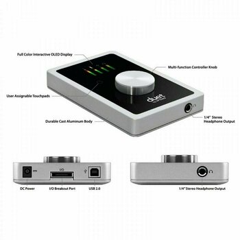 USB audio prevodník - zvuková karta Apogee Duet iOS - 2