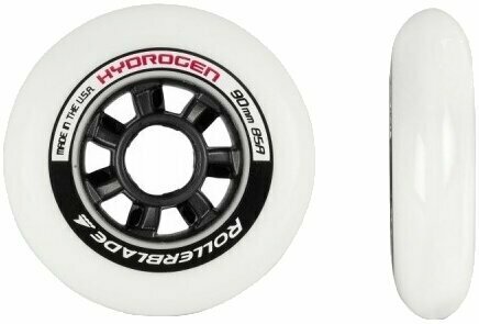 Spare Part for Roller skate Rollerblade Hydrogen Wheels 90/85A White 8 - 2