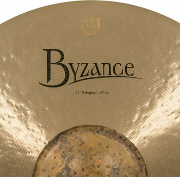 Cinel Ride Meinl Byzance Traditional Polyphonic Cinel Ride 21" - 3