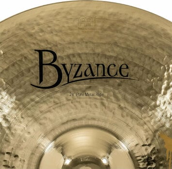 Ride Cymbal Meinl Byzance Brilliant Pure Metal Ride Cymbal 24" - 3