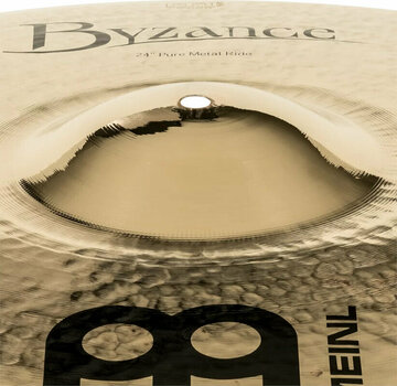 Ride Cymbal Meinl Byzance Brilliant Pure Metal Ride Cymbal 24" - 4