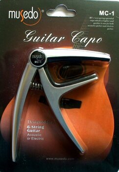 Capodaster voor gitaar met metalen snaren Musedo MC-1 Aluminium - 2