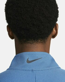 Polo Shirt Nike Dri-Fit ADV Vapor Mens Half-Zip Top Dark Marina Blue/Dutch Blue/Black M - 4