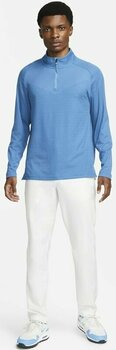 Polo-Shirt Nike Dri-Fit ADV Vapor Mens Half-Zip Top Dark Marina Blue/Dutch Blue/Black S - 8