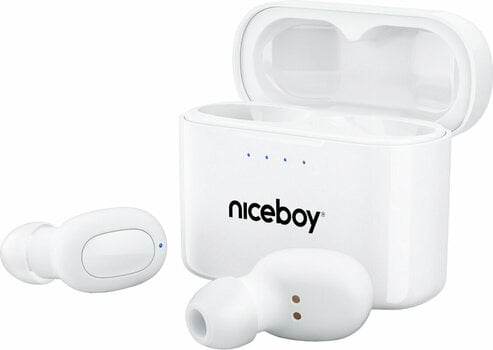Intra-auriculares true wireless Niceboy HIVE Podsie 3 Polar White - 2