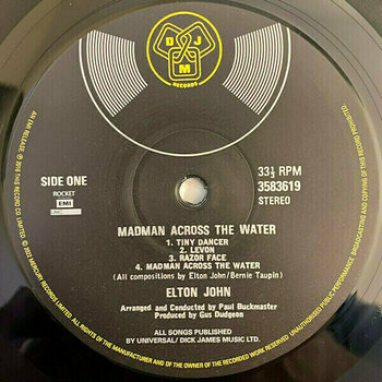 Vinylplade Elton John - Madman Across The Water (4 LP) - 2