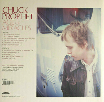 Vinyl Record Chuck Prophet - The Age Of Miracles (Pink Marble Vinyl) (LP) - 8