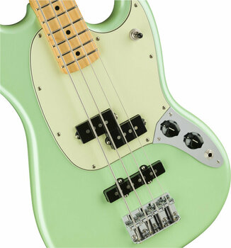 E-Bass Fender Player Series Mustang Bass PJ MN Sea Foam Pearl - 4