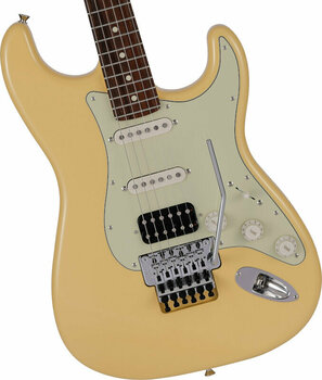 Elektrická kytara Fender MIJ Stratocaster FR HSS RW Vintage White Elektrická kytara - 3