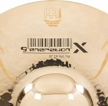 Cymbaler med effekter Meinl GX-10FXH Generation X FX Hat Cymbaler med effekter 10" - 4