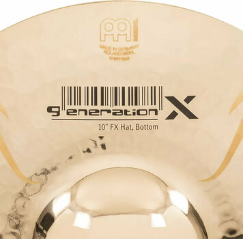 Effects Cymbal Meinl GX-10FXH Generation X FX Hat Effects Cymbal 10" - 7