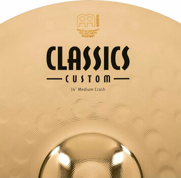 Crash Cymbal Meinl Classics Custom Medium Crash Cymbal 14" - 3