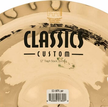 Cymbale d'effet Meinl CC-12STK Classic Custom Trash Stack Cymbale d'effet 12" - 7