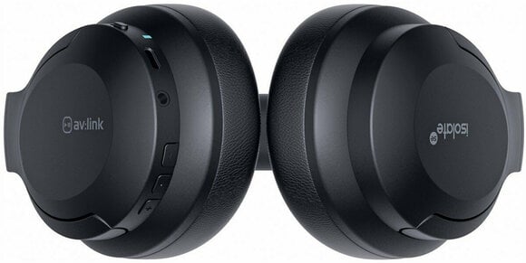 Wireless On-ear headphones Avlink Isolate SE Black - 5