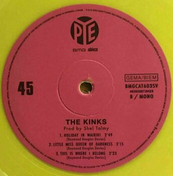 Vinyl Record The Kinks - Waterloo Sunset (RSD 2022) (EP) - 3
