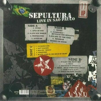 LP Sepultura - Live In Sao Paulo (Smokey Vinyl) (2 LP) - 3