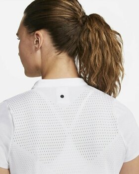 Polo Shirt Nike Dri-Fit Advantage Ace WomenS Polo Shirt White/White 2XL - 4