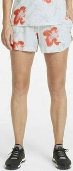 Pantalones cortos Puma W Nassau Short Bright White/Hot Coral M - 3