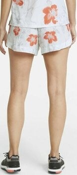 Pantalones cortos Puma W Nassau Short Bright White/Hot Coral M - 4