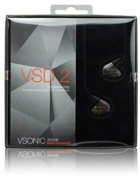 Ušesne zanke slušalke Vsonic VSD2 Črna - 6