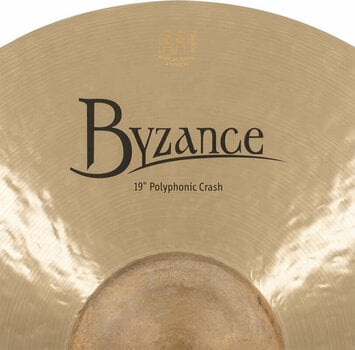 Crash Cymbal Meinl Byzance Traditional Polyphonic Crash Cymbal 19" - 3