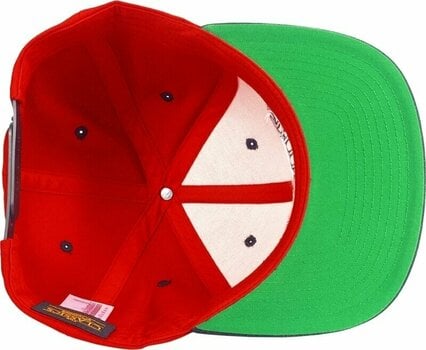 Casquette Meatfly Flanker Snapback Red/Black Casquette - 4