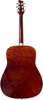 Dreadnought Guitar Pasadena AG160 Wine Red Burst - 2
