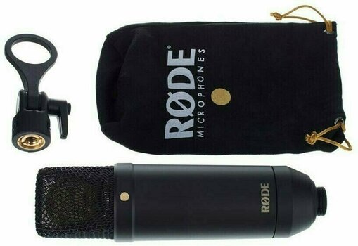 Microphone à condensateur pour studio Rode NT1 Single - 2