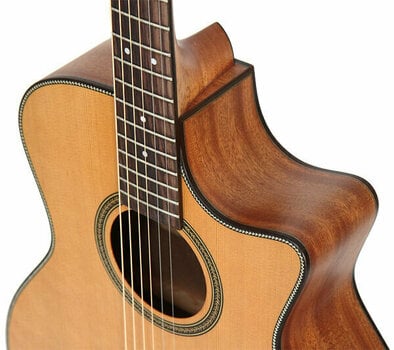 Jumbo akoestische gitaar Dowina GAC555 Natural - 2