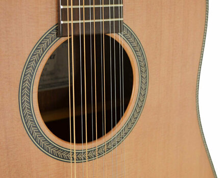 12-String Acoustic Guitar Dowina D555-12 Natural - 2
