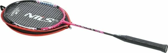 Tollaslabda ütő Nils Badminton Racquete Black/Pink/White Tollaslabda ütő - 11