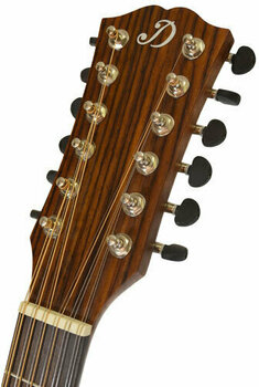12-snarige akoestische gitaar Dowina D555-12 Natural - 4