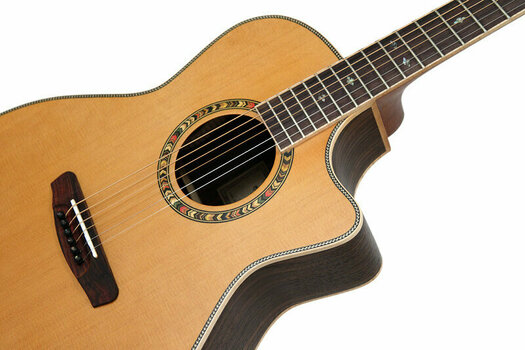 Jumbo Guitar Dowina Cabernet GAC S Natural - 3