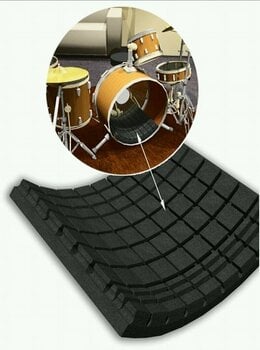 Chłonny panel piankowy Vicoustic Flexi Kick Drum Antracid Grey - 3
