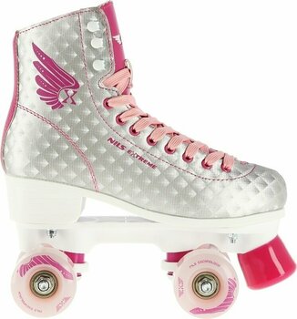 Double Row Roller Skates Nils Extreme NQ14198 Pink 35 Double Row Roller Skates - 2