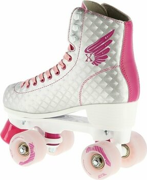 Double Row Roller Skates Nils Extreme NQ14198 Pink 35 Double Row Roller Skates - 3